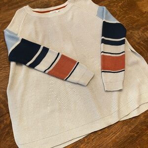 Colorful Striped Crew Neck Sweater